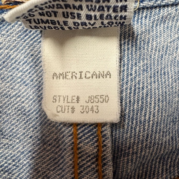 Vintage For Joseph Americana Jeans Made in USA 80s 90s Denim - Picture 6 of 7